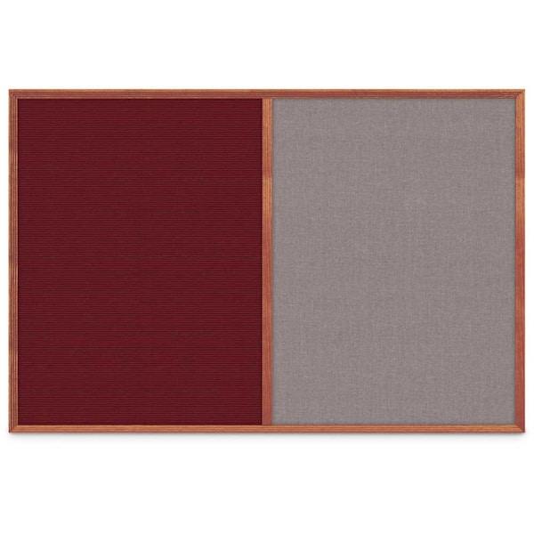 Slim Style Indoor Enclosed Corkboard, 30